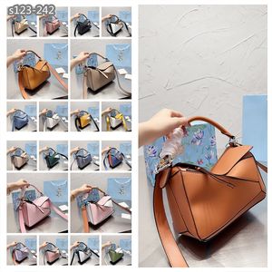 Projektanci torby luksusowe puzzle geometryczna torba na ramię moda torba crossbody torba Kobiet torebka kontrast kolor patchwork torebki litery 24x15 cm Wysoka jakość