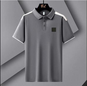 Stone Ceket Adası Erkekler Tasarımcı Giyim Erkekler Tees Polos Gömlekleri Moda Marka Yaz İşi İş Rahat Spor Tişörtleri Kısa Kollu Spor Giyim Poloshirt W32