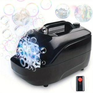 Kabarcık Makinesi Otomatik Kabarcık Üfleyici Çocuklar İçin Toddlers-Taşlanabilir Profesyonel Kabarcık Makinesi Uzaktan 5000 Bubbles/M 240415