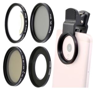 Filtreler Knightx 52mm Polarize CPL Nötr Yoğunluk ND Telefon Filtresi Makro Lens Kiti İPhone Samsung Redmi 7 Huawei için Mobil Lensler