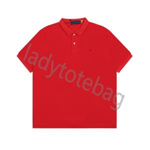 Polo T-Shirt Tasarımcı Şık Erkek ve Kadın T-Shirt Erkekler Sabit Göğüs Mektubu Gömlek Lüks Giyim