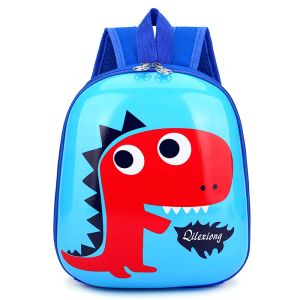 Torby plecak dla chłopców na szkolną kreskówkę dinozaur pnapsack baby 3D skorupa tylna plecak dla dzieci Duricrust Packsack Dzieci podróżne torby na ramię
