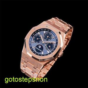 AP Tactical Watch Watch Royal Oak 26574OR Blue Plate Automatic Machinery Мужчина 41 мм.