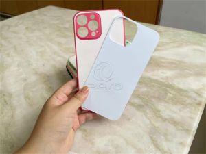 DIYサブリメーションiPhoneケースTPU PCラバーブランクiPhone ZZ用のアルミニウムプレート付き