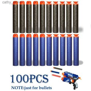Gun Toys Refill Darts Bullets For Nerf N-Strike Elite Series Blasters Children Barn Toy Gun Blue Soft Bullet Foam Guns Accessories Fake Gunl2404