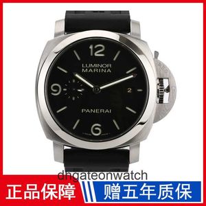 Relógios de designer de ponta para a série Peneraa Mechanical Mech Mechanical Menical Watch 44mm Black plac Pam00312 original 1: 1 com logotipo e caixa real