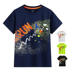 Camisetas de seca rápida esportes esportes de camiseta roupas de manga curta verão crianças tops para crianças adolescentes roupas