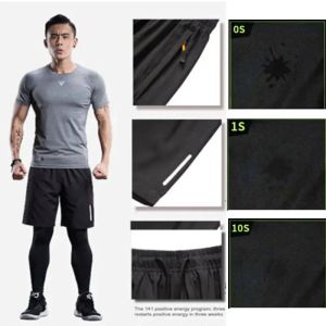 Pantaloncini che corrono fitness maschio ghiacciato uomini casual traspiranti pantaloni comodi seta corta sport spiaggia estate basket