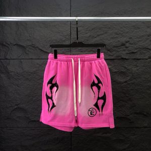 Shorts de grito de grife de alta qualidade letra de letra esportes calças curtas Casual casual estilo de tamanho grande calça de cordão 2024 marca masculina pura respirável