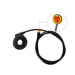 Tillbehör Ebike Magnetic Power Sensor Pas Pedal Assensor KTV12L 12 Magneter Dual Hall Senssors Waterproof Connector Ebike Parts