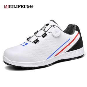 Sapatos Sapatos profissionais de golfe masculino tênis de golfe à prova d'água Homens de golfe ao ar livre calçados calçados masculinos Sapatos esportivos Mulheres respiráveis