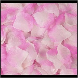 Party Gardenpcs Home Festive Supplies Artificial Rose Petals Wedding Petalas Colorful Silk Flower Aessories Decorative Flowers & Wreaths Drop s