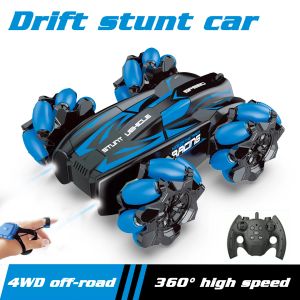 Автомобили wltoys 201952 4WD RC Car Radio Жестные жесты Индукция музыка легкий трюк с дистанционным управлением.