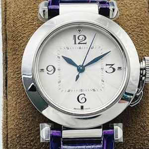 Pasha Women Designer Watches for Mens Quartz Movement Watch Relojs 35mmカジュアルラグジュアリーリストウォッチファッション