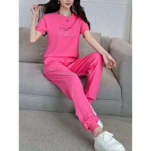 Women's Tracksuits Short Sleeve Pants Womens Tracksuit Women Designer Clothing Sports Set Autumn Summer Spring