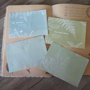 Wrap regalo 15 foglio argento pianta naturale cavo out di carta design tag decorazione scrapbooking fai da te