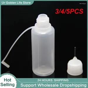 Storage Bottles 3/4/5PCS Liquid Juice Leakproof Durable Empty Dropper And Precise Dispensing Needle Tip