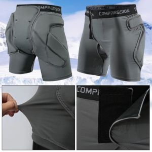 Shorts frete grátis protetor de snowboard de short shorts acolchoados aults aults esportes esportes skate hóquei shorts de proteção de snowboard