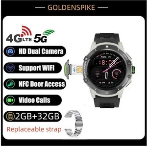 2024 4G KB08 Smart Watch 1.43'' AMOLED HD Display Smartwatch 200W Camera GPS Wifi Google Play Heart Rate Blood Oxygen Monitor