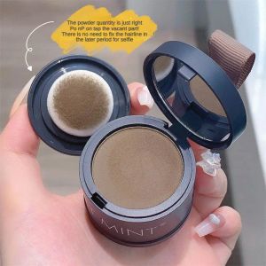 Produkter hårlinje pulver svart hårfäste täcker naturligt omedelbar hårfäste skuggpulver vattentät hår concealer täckning makeup 4G