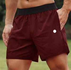 Lu lu l l men joga sportów sporty na zewnątrz fitness Szybkie suche szorty solidne kolor Casual Running Quarter Designer Modna odzież 4365