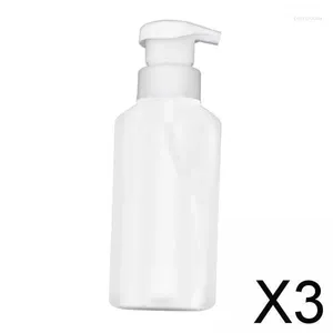Escovas de maquiagem 2-4pack Plástico Plástico transparente garrafa de espuma vazia 150ml Soop Shampoo Dispenser Bomba