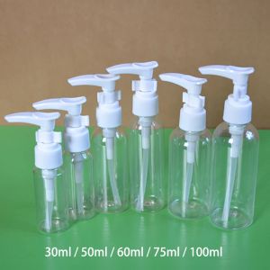 Bottiglie 30 ml 50 ml 60 ml 75 ml 100 ml Pompa di plastica vuota shampoo lattice Crema Crema di imballaggio deodorante Contenitori gratuiti
