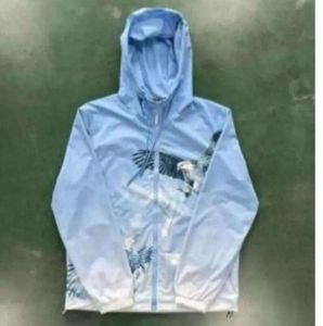 2024 Sping Autumn Windbreaker Trapstar Brand broderi män kvinnor avslappnad utomhusrock huva vattentäta dragkedja 6611ess