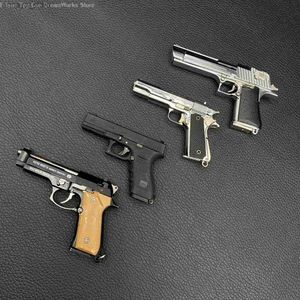Gun Toys Metal 3.5 Desert Eagle.50 Eagle Magnum M92F Tiny M1911 ABC Plastic 17 Pistol Pistolet Model Replica Gamer Prezent Kolekcja Kolekcja Koleklia 2404