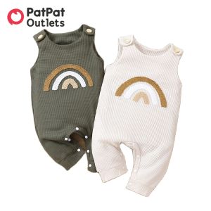 Jednoczęściowe patpat ubrania dla dzieci nowocienne przedmioty dla dzieci chłopiec kombinezon dzieci akcesoria nowonarodzone rompers Playsuit Rainbow Tank Body