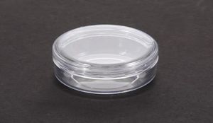 1 st Clear Plastic Cosmetic Prov Container 5g Jar Pot Liten Tom Camping Travel Eyeshadow Face Cream Lip Balm 5ml Bottle1401650