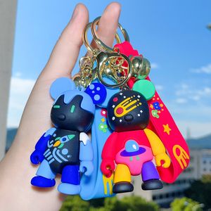 2024 New Cartoon Star Bear Doll Keychain Exquisite and Cute Painted Doll Pendant Wholesale