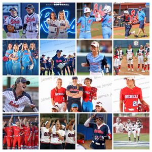 2024 Mulheres personalizadas Ole Miss Athletics Softball Makenna Kliethermes Brianna Lopez Catelyn Riley Aynlie Furbush Jamie Mackay Grace Thomp Son Taylor Malvin Novo estilo