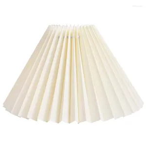 Table Lamps 4X Pleats Lampshade Lamp Standing Japanese Style Pleated Creative Desk Shade Bedroom -B