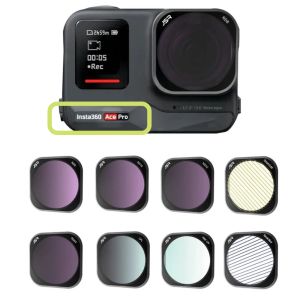 Filters For Insta360 Ace Pro Lens Filter Kit MCUV CPL ND4/8/16/32PL 10X Macro Filter Lens Protector Set for Insta360 Ace Pro Accessories