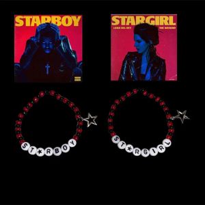 Strands Starboy/Stargirl Браслеты Пара Y2K ручной работы