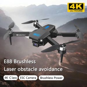 Drohnen E88 Pro bürbsterloser Drohne mit Kamera RC Drohne 4K Professal HD Kamera Falten Sie Drohne Helikopter WiFi Aerial Photography Boy Toys