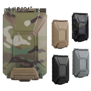 Lights Tactical Battery Case CR2032 AAA 18650 18350 CR123A Battery Molle Airsoft Vest Military Modular Magazine Waterproof Storage Box