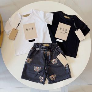 مجموعات الملابس Berberr Baby Clesse Short Sleeve Clothes Cloths من قطعتين مصممين للأطفال T Shirt Toddler Boys Girls Luxury Summer OTBTC
