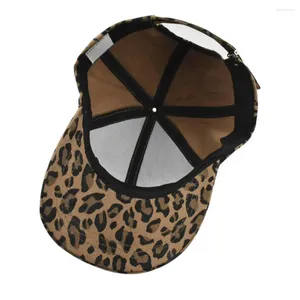 Berretti per lo shopping berretto leopardo stampa unisex baseball unisex per protezione solare anti-uv circonferenza regolabile cupola per escursioni