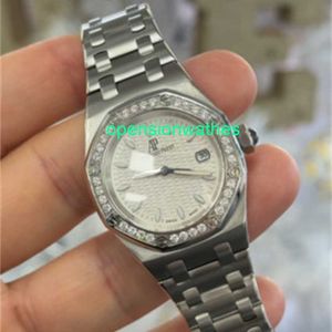 AP Luxury Watches Men's Automatic Watch Audemar Pigue Royal Oak 33 Ms. 67601st ZZ.1210ST.01 Factory Diamond Border FNR7