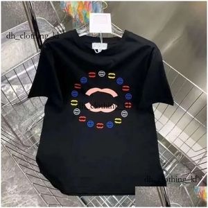 Desinger T Shirt Womens Chanells Shoe Shirts C Letter Pattern Print Top High Quality T Shirt Summer Luxury Clothing Fashion Round Neck Chanells Sandal Tshirt 70