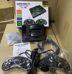 SG816 Süper Retro Mini Video Oyun Oyuncu Konsolu Sega Mega Drive MD 16bit 8 bit 605 Farklı Yerleşik Oyunlar 2 Gamepads4640524