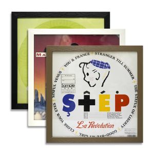 Ramar 2022 Ny 12 -tums LP -ram för vinylskivdisplay Plast+Akrylhållare Foto Poster Bild Väggkonst LP Record Frame Home Deco