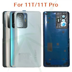 Ramy ORI dla Xiaomi 11t 5G tylna pokrywa szklana baterii dla Xiaomi Mi 11t Pro 5G Zastąpienie tylnej pokrywy obudowy Wymienca