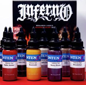 INKS 14pcs Tattoo Ink 30ml Tattuo Prática Pigmento Para Prática Skin Skin Natural Tattoo Machine Supplies Practice for Beginners