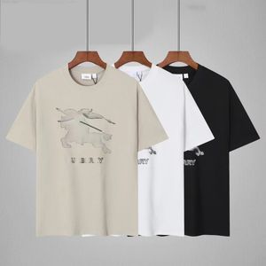 2024 New Designer Men's Polo Shirt Women's Loose T-shirt Fashion Clothing Embroidery Letter Business Short Sleeve T-shirt Skateboard Casual Top T-shirt