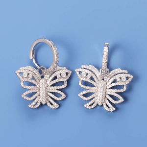 INS Nuovo Anello per orecchie personalizzato Butterfly esagerato oro vuoto placcati nello stesso stile di gioielli