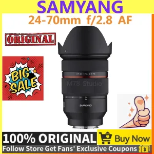 Filtros Samyang 2470mm f/2.8 AF Zoom Lente Ficamento completo Lente de foco automático de abertura para Sony e Brilhante Apertura máxima