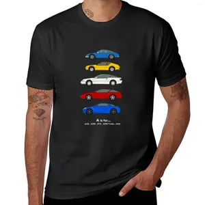 Polos Polos Classic Alpine Sports Cars Collection Kolekcja T-shirt T-shirty Anime Ubrania męskie duże i wysokie koszulki